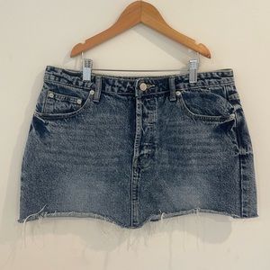 Mini Denim Skirt Size Large